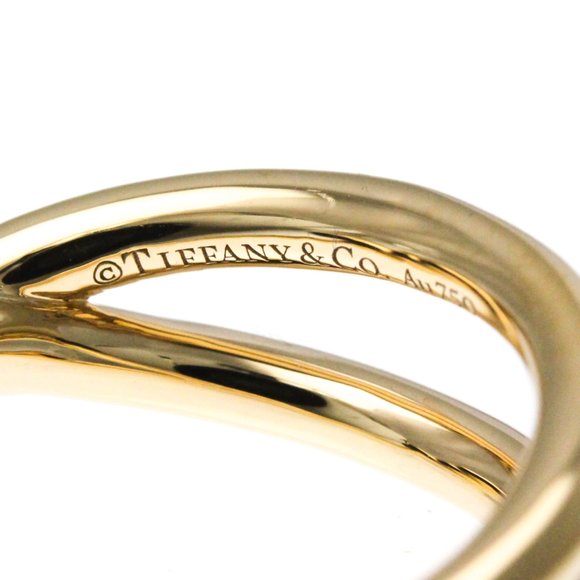 Tiffany Double Knot Ring Pink Gold (18K) Fashion No Stone Band Ring Pink Gold - Picture 6 of 9